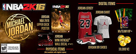 NBA 2K16 - Michael Jordan - Special Edition [Xbox One] Xbox One Video Game 2K Games   