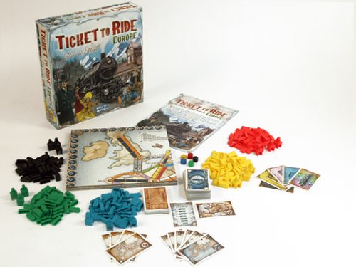 Ticket to Ride: Europe [Board Game, 2-5 Players] Board Game Days of Wonder   