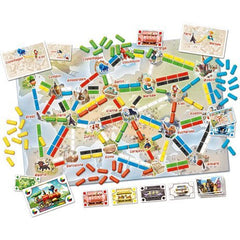 Ticket to Ride: First Journey [Board Game, 2-4 Players] Board Game Days of Wonder   