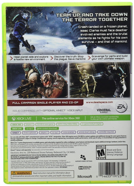 Dead Space 3 [Xbox 360] Xbox 360 Video Game Electronic Arts   