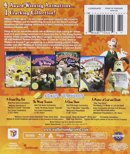 Wallace and Gromit: The Complete Collection [Blu-Ray Box Set] DVDs & Blu-Rays Lionsgate Films   