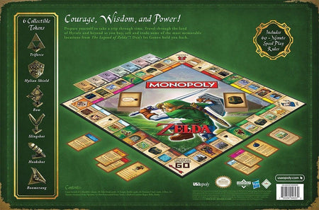 The Legend Of Zelda Collector's Edition Monopoly [Board Game, 2-6 Players] Board Game Hasbro   