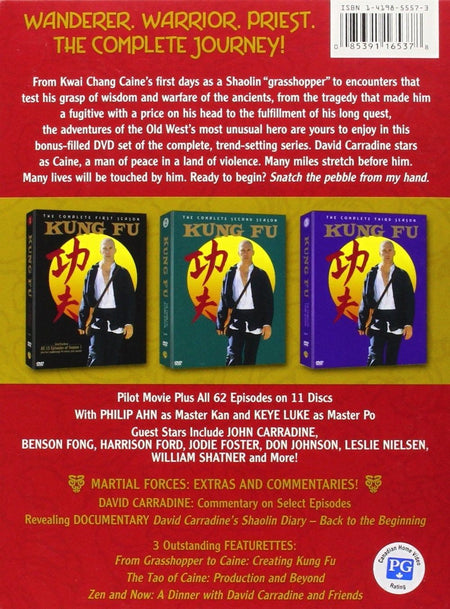 Kung Fu: The Complete Series Collection [DVD Box Set] DVDs & Blu-Rays Warner Brothers   