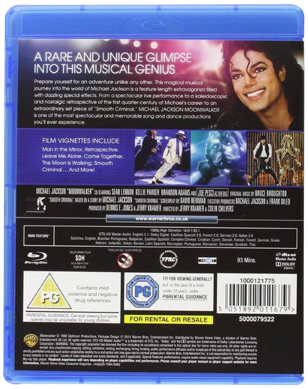Michael Jackson: Moonwalker [Blu-Ray] DVDs & Blu-Rays Warner Bros.   