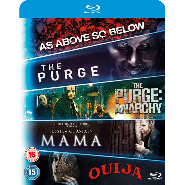 5-Movie Starter Pack: As Above, So Below / The Purge / The Purge: Anarchy / Mama / Ouija [Blu-Ray Box Set] DVDs & Blu-Rays Universal Pictures   