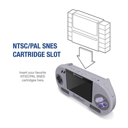 Hyperkin SupaBoy S Portable Pocket SNES Gaming Console [Retro System] Retro Systems Hyperkin   