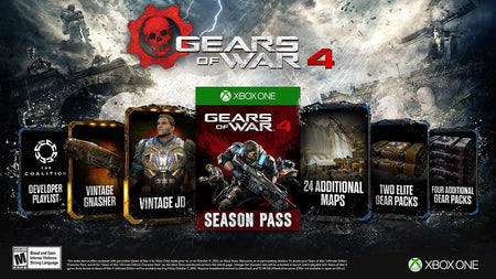 Gears of War 4 Ultimate Edition - Includes Steelbook & Season Pass + Early Access [Xbox One] Xbox One Video Game Microsoft   