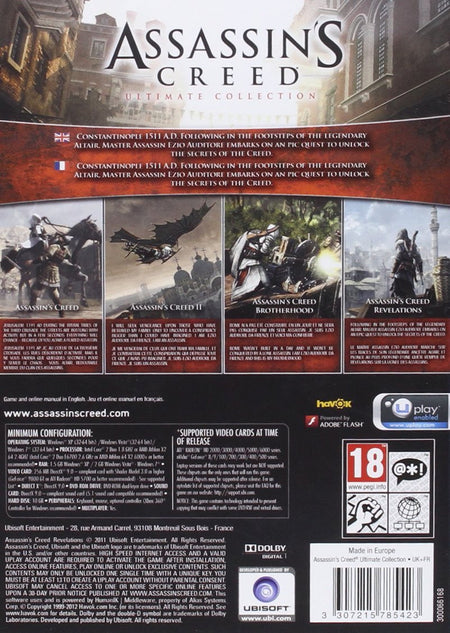 Assassin's Creed: Ultimate Collection [PC] PC Video Game Ubisoft   