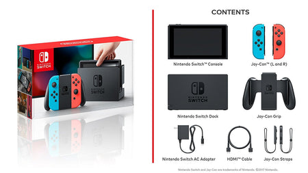 Nintendo Switch Console - Neon Blue and Red Joy-Con [Nintendo Switch System] Nintendo Systems Nintendo   