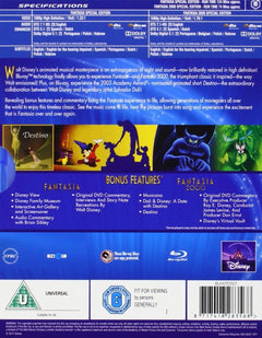 Disney's Fantasia & Fantasia 2000 [Blu-Ray 2-Movie Collection] DVDs & Blu-Rays Disney   