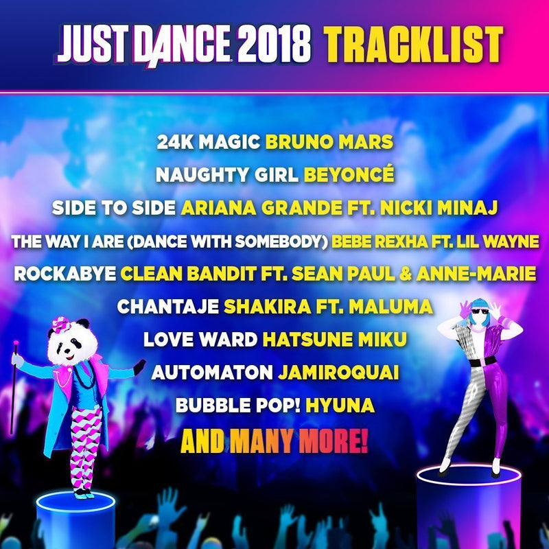 Just Dance 2018 [PlayStation 3] PlayStation 3 Video Game Ubisoft   