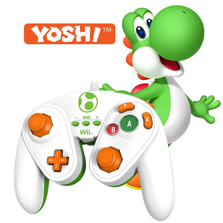PDP Wired Fight Pad Controller - Yoshi [Nintendo Accessory] Nintendo Accessories PDP   