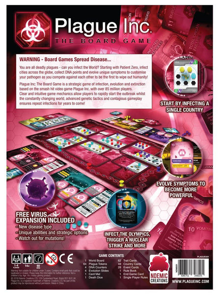 Plague Inc.: The Board Game [Board Game, 1-4 Players] Board Game Ndemic Creations   