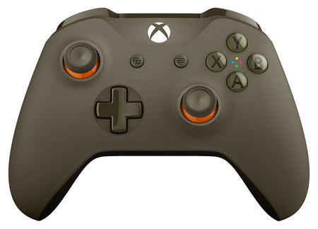 Xbox One Wireless Controller - Green-Orange Camo [Xbox One Accessory] Xbox One Accessories Microsoft   