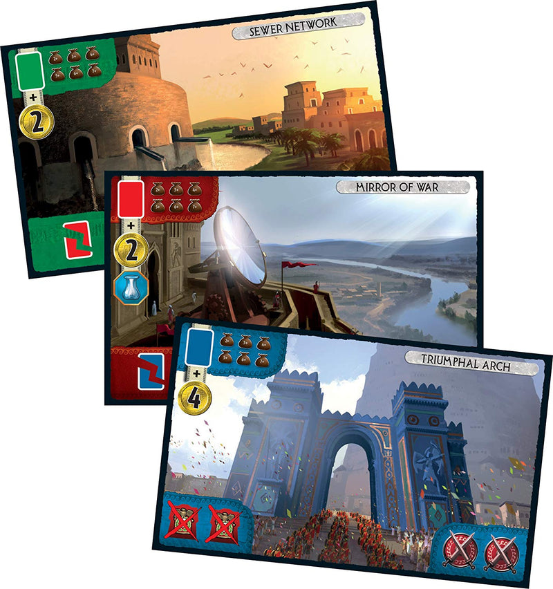 7 Wonders: Babel Expansion Card Game Asmodee   