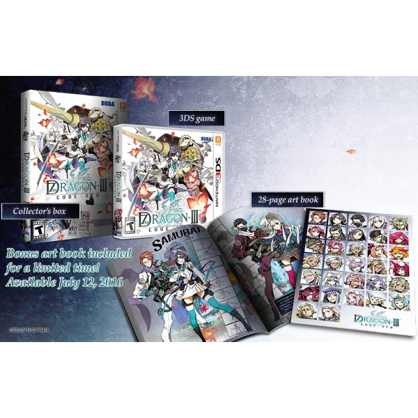 7th Dragon III Code: VFD - Launch First Print Edition [Nintendo 3DS] Nintendo 3DS Video Game SEGA   