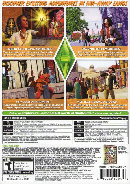 The Sims 3: Ambitions Expansion Pack [Mac & PC] PC Video Game Electronic Arts   