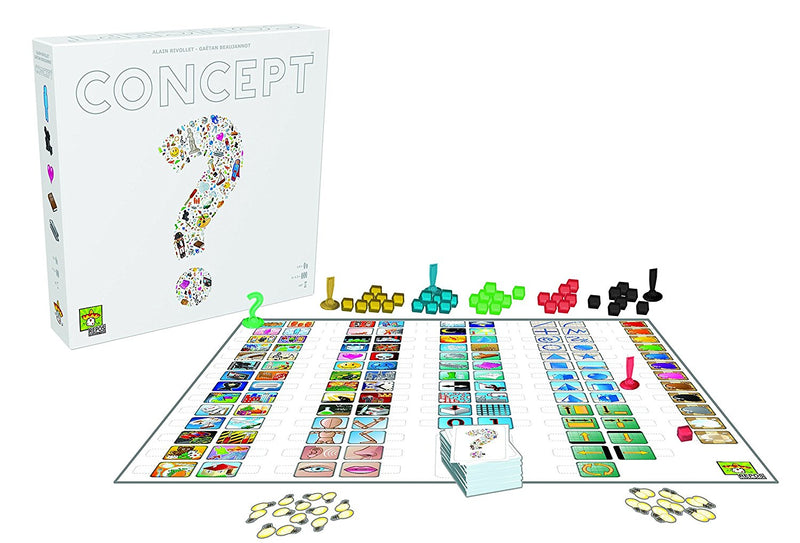 Concept [Board Game, 4-12 Players] Board Game Repos Productions   