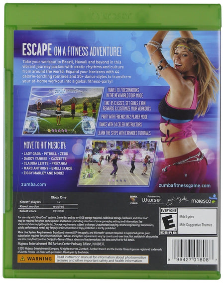 Zumba Fitness World Party [Xbox One] Xbox One Video Game Majesco   