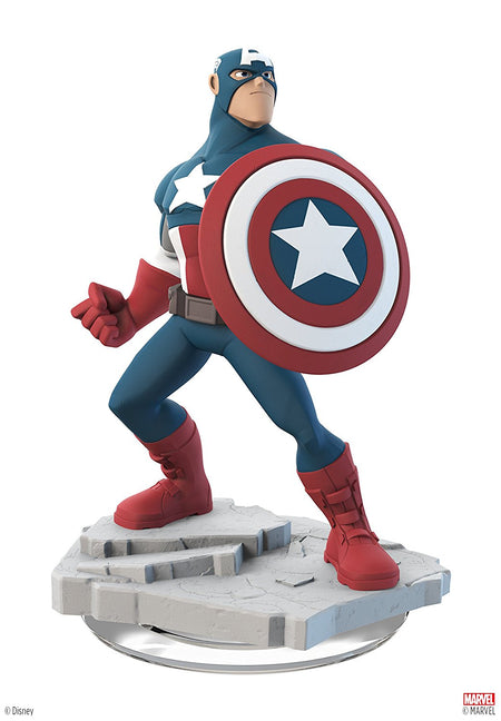 Disney Infinity 2.0 Marvel Super Heroes Captain America [Cross-Platform Accessory] Cross-Platform Accessories Disney   