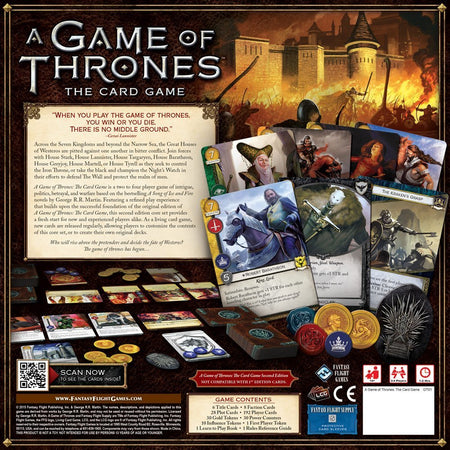 A Game of Thrones: The Card Game - Second Edition Card Game Fantasy Flight Games   