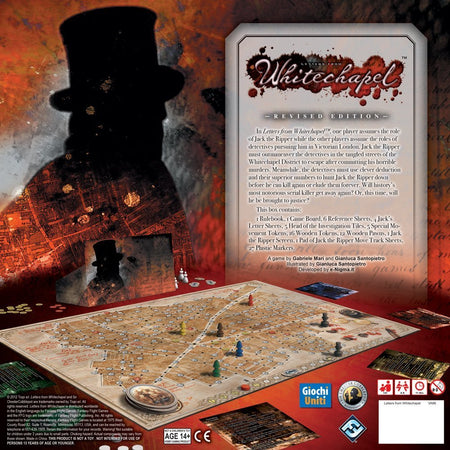 Letters from Whitechapel [Board Game, 2-6 Players] Board Game Fantasy Flight Games   