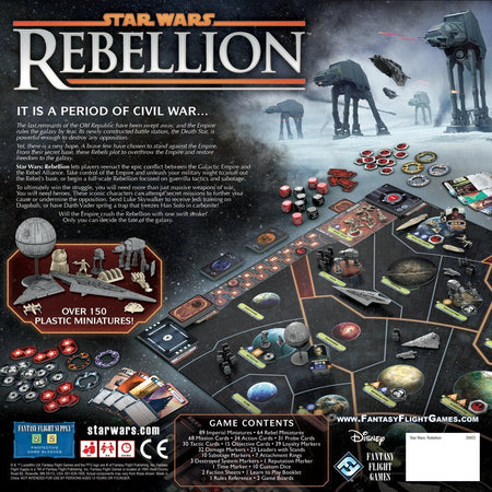 Star Wars: Rebellion [Board Game, 2-4 Players] Board Game Fantasy Flight Games   
