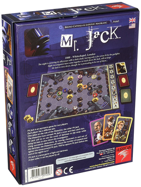 Mr. Jack - Revised Edition [Board Game, 2 Players] Board Game Hurrican   