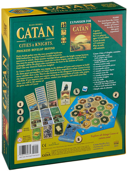 Catan: Cities & Knights Expansion [Board Game, 3-4 Players] Board Game Mayfair Games   