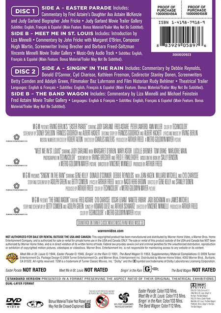 TCM Greatest Classic Films Collection: American Musicals [DVD Box Set] DVDs & Blu-Rays Warner Bros.   
