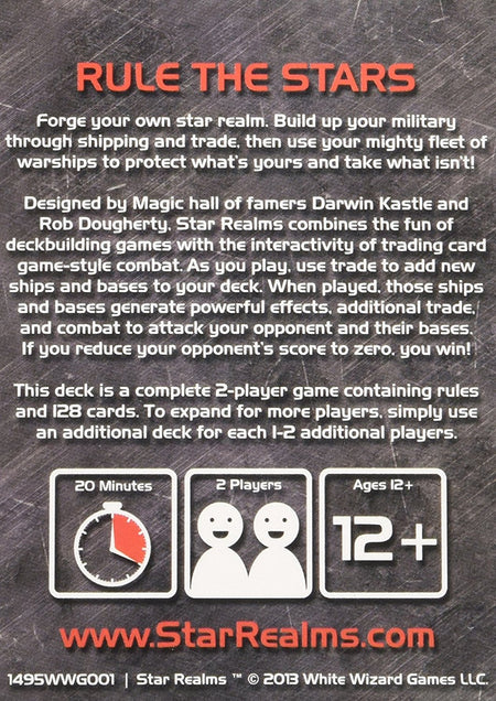 Star Realms Deckbuilding Game - White Wizard Games Card Game White Wizard Games   