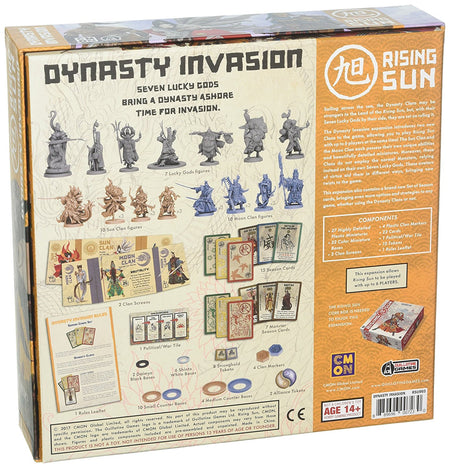 Rising Sun: Dynasty Invasion Expansion [Board Game, 3-6 Players] Board Game Cool Mini or Not   