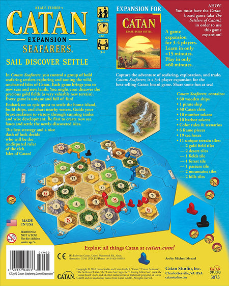 Catan: Seafarers Expansion [Board Game, 3-4 Players] Board Game Mayfair Games   