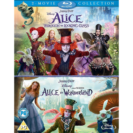 Disney's Alice In Wonderland & Alice Through The Looking Glass [Blu-Ray Box Set] DVDs & Blu-Rays Disney   