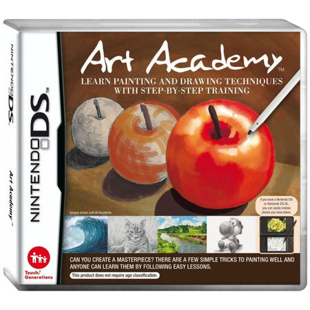 Art Academy: Learn Painting and Drawing Techniques With Step-by-Step Training [Nintendo DS DSi] Nintendo DS DSi Video Game Nintendo   
