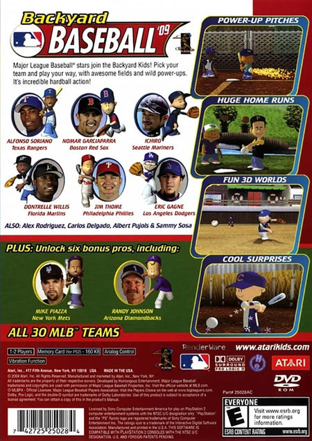 Backyard Baseball '09 [PlayStation 2] PlayStation 2 Video Game Playstation   