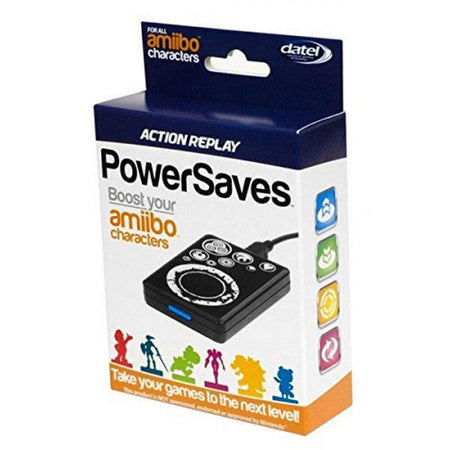 Datel Action Replay PowerSaves for All Amiibo Characters - Black [Nintendo Accessory] Nintendo Accessories Datel   