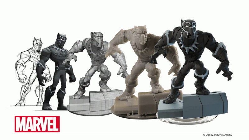 Disney Infinity 3.0 Marvel Black Panther Figure [Cross-Platform Accessory] Cross-Platform Accessories Disney   