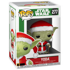 Funko POP! Star Wars: Holiday Santa Yoda Bobblehead #277 Toys & Games Funko   