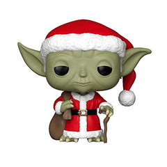 Funko POP! Star Wars: Holiday Santa Yoda Bobblehead #277 Toys & Games Funko   