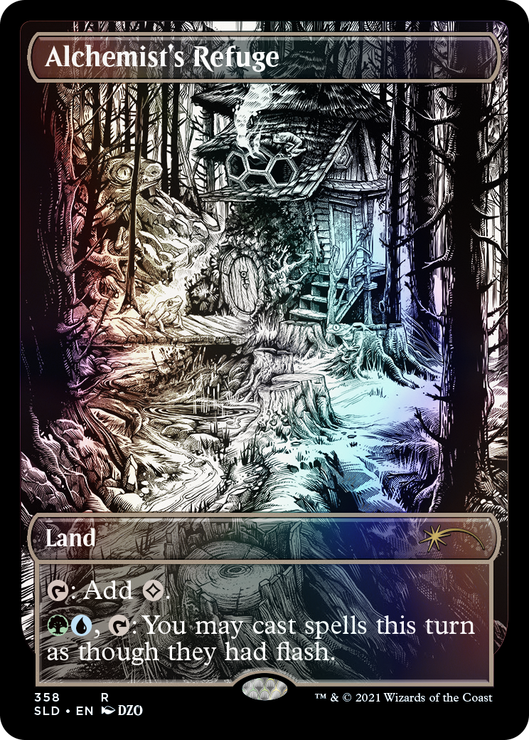 Magic the Gathering: Secret Lair Showcase Midnight Hunt (Foil) Card Game Wizards of the Coast   