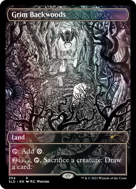 Magic the Gathering: Secret Lair Showcase Midnight Hunt (Foil) Card Game Wizards of the Coast   