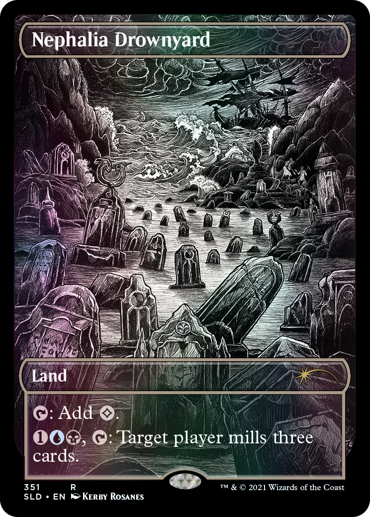 Magic the Gathering: Secret Lair Showcase Midnight Hunt (Foil) Card Game Wizards of the Coast   