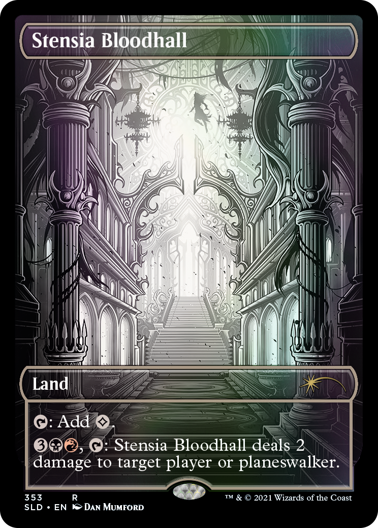 Magic the Gathering: Secret Lair Showcase Midnight Hunt (Foil) Card Game Wizards of the Coast   