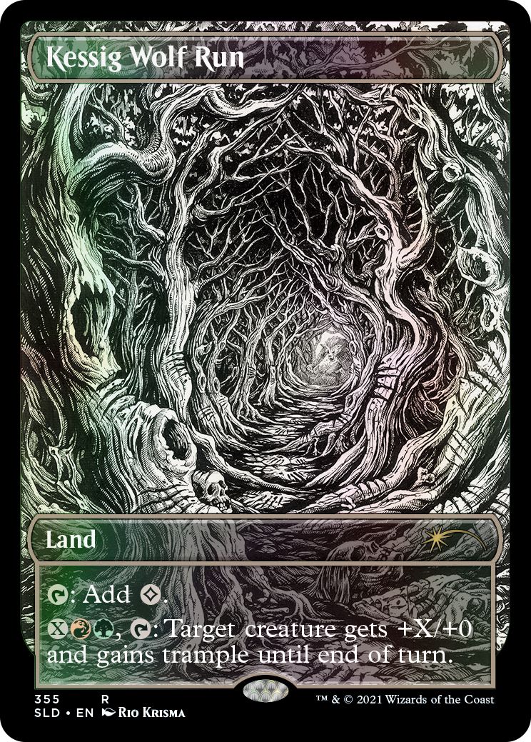 Magic the Gathering: Secret Lair Showcase Midnight Hunt (Foil) Card Game Wizards of the Coast   