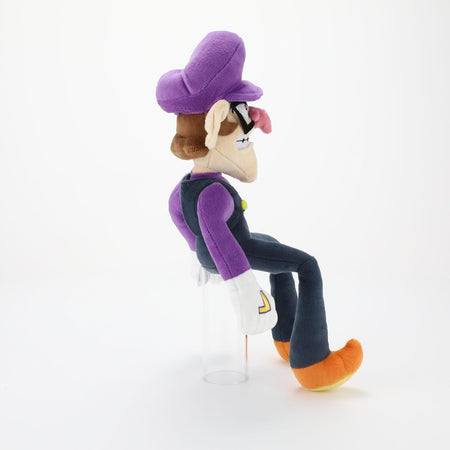 Super Mario All Star Collection Waluigi Plush 13" [Toys, Ages 4+] Toys & Games Sanei   