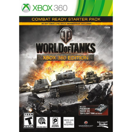 World Of Tanks: Combat Ready Starter Pack [Xbox 360] Xbox 360 Video Game Microsoft   