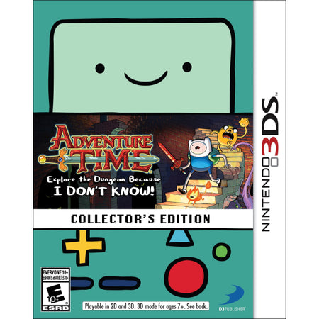 Adventure Time: Explore the Dungeon Because I Don't Know! - Collector's Edition [Nintendo 3DS] Nintendo 3DS Video Game Nintendo   