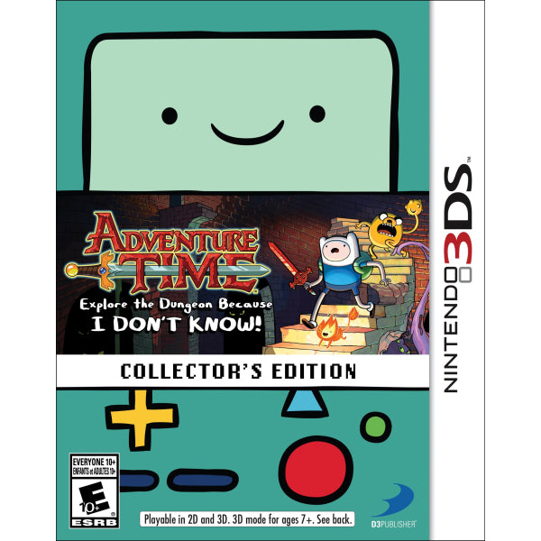 Adventure Time: Explore the Dungeon Because I Don't Know! - Collector's Edition [Nintendo 3DS] Nintendo 3DS Video Game Nintendo   