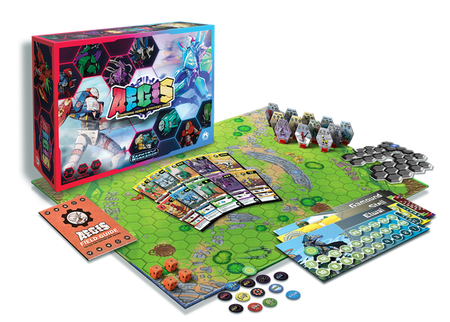 A.E.G.I.S.: Combining Robot Strategy Game [Board Game, 2-4 Players] Board Game Zephyr Workshop   